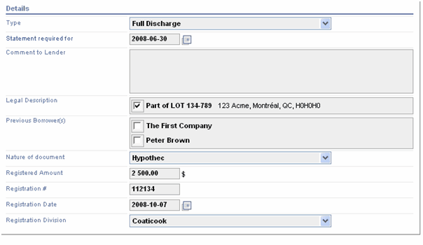 Previous lender_Detail